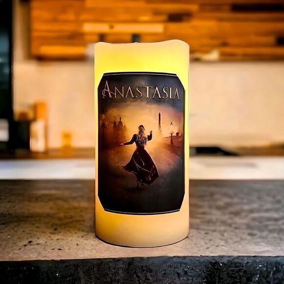 NWOT. Anastasia Broadway Musical Theater Flameless Battery Operated Candle. - Picture 1 of 6